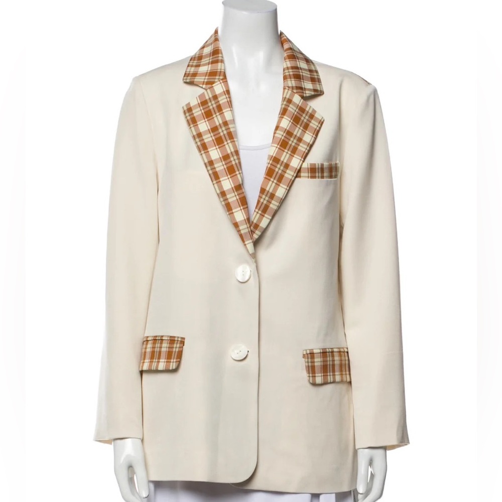 Petite Studio NYC Frankie Blazer in Oatmeal NWT